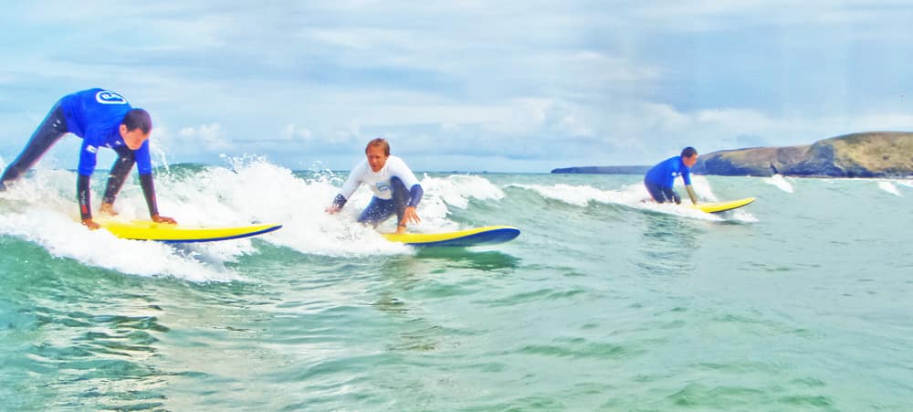 Surfing In Cornwall